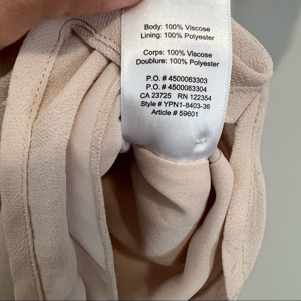 Aritzia Babaton Keagan Romper  Cream - Picture 14 of 15